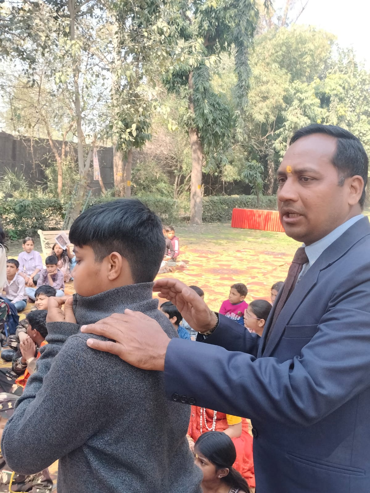 बच्चों का उत्साह