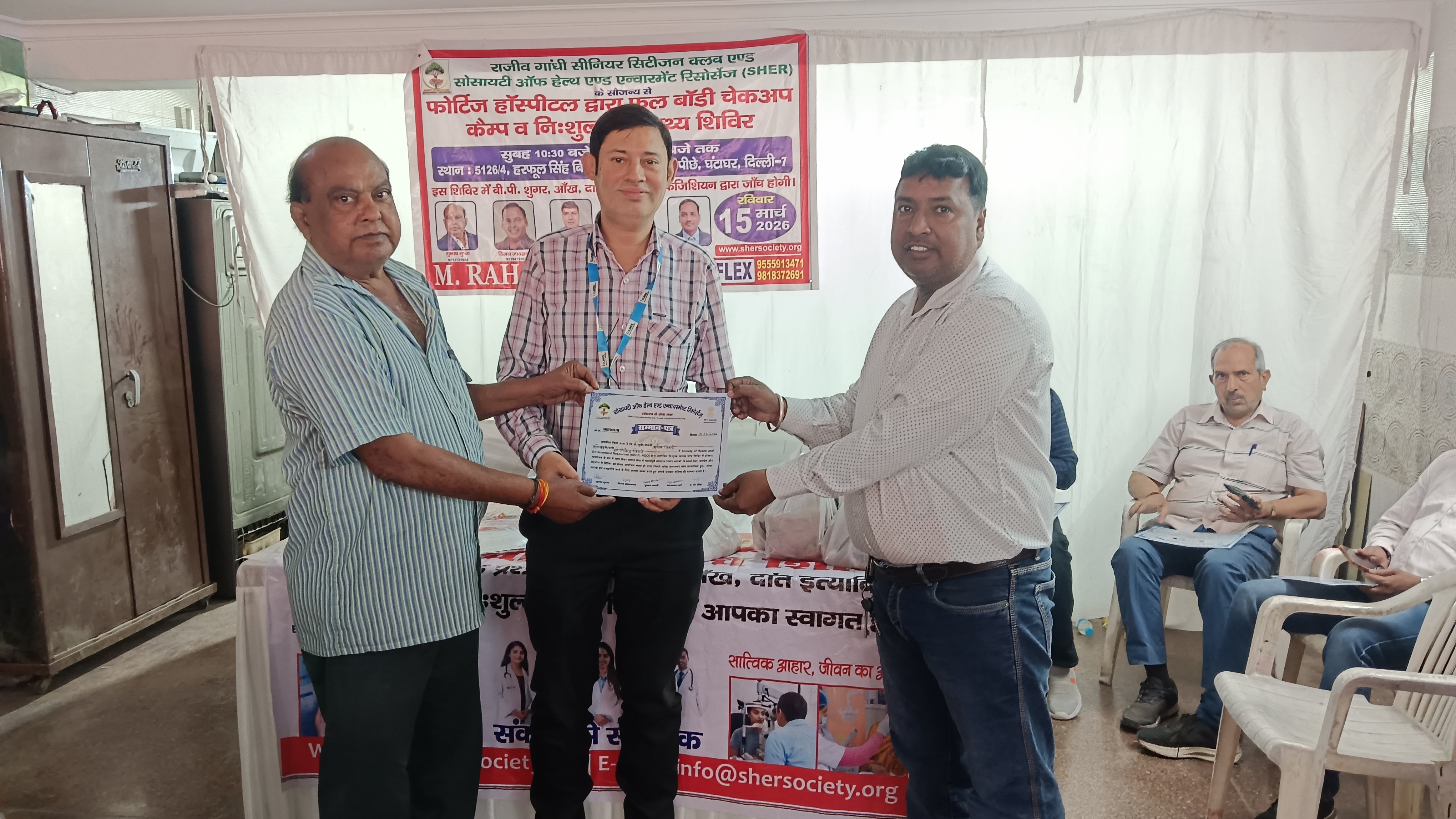 मनीष तिवारी जी का स्वागत