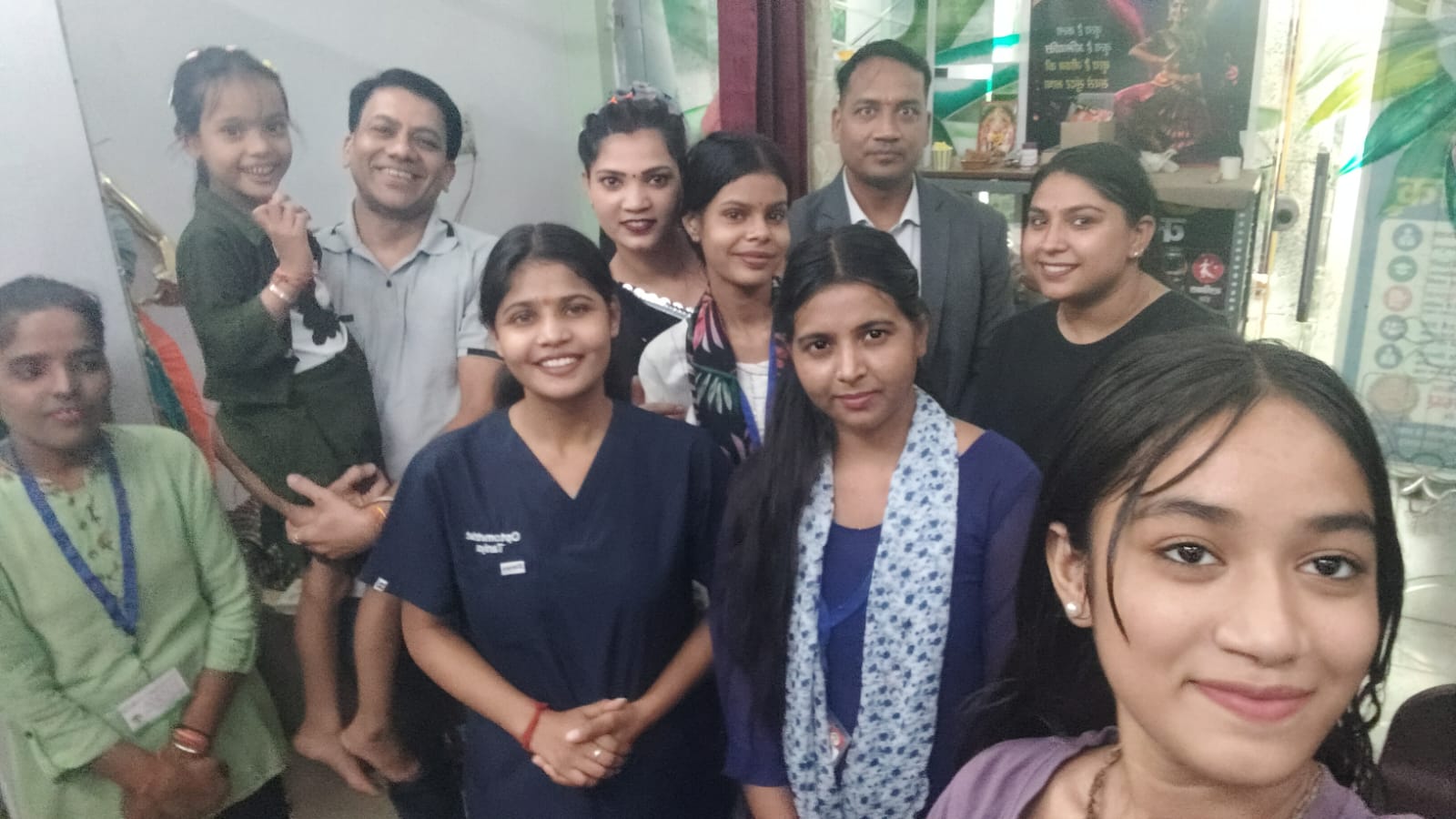 🎂 छात्रा पूजा के जन्मदिवस का आयोजन 🎉